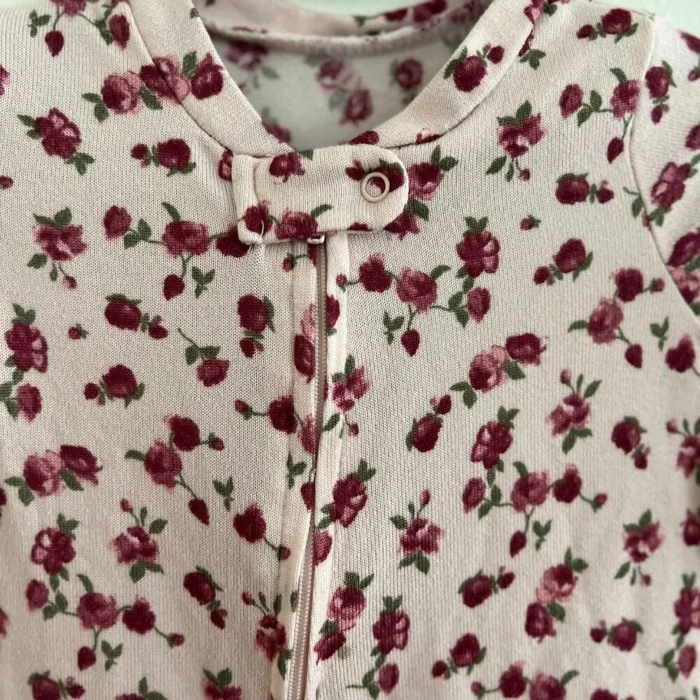 Betsey Johnson Floral Footie Pajama Size 24 Months